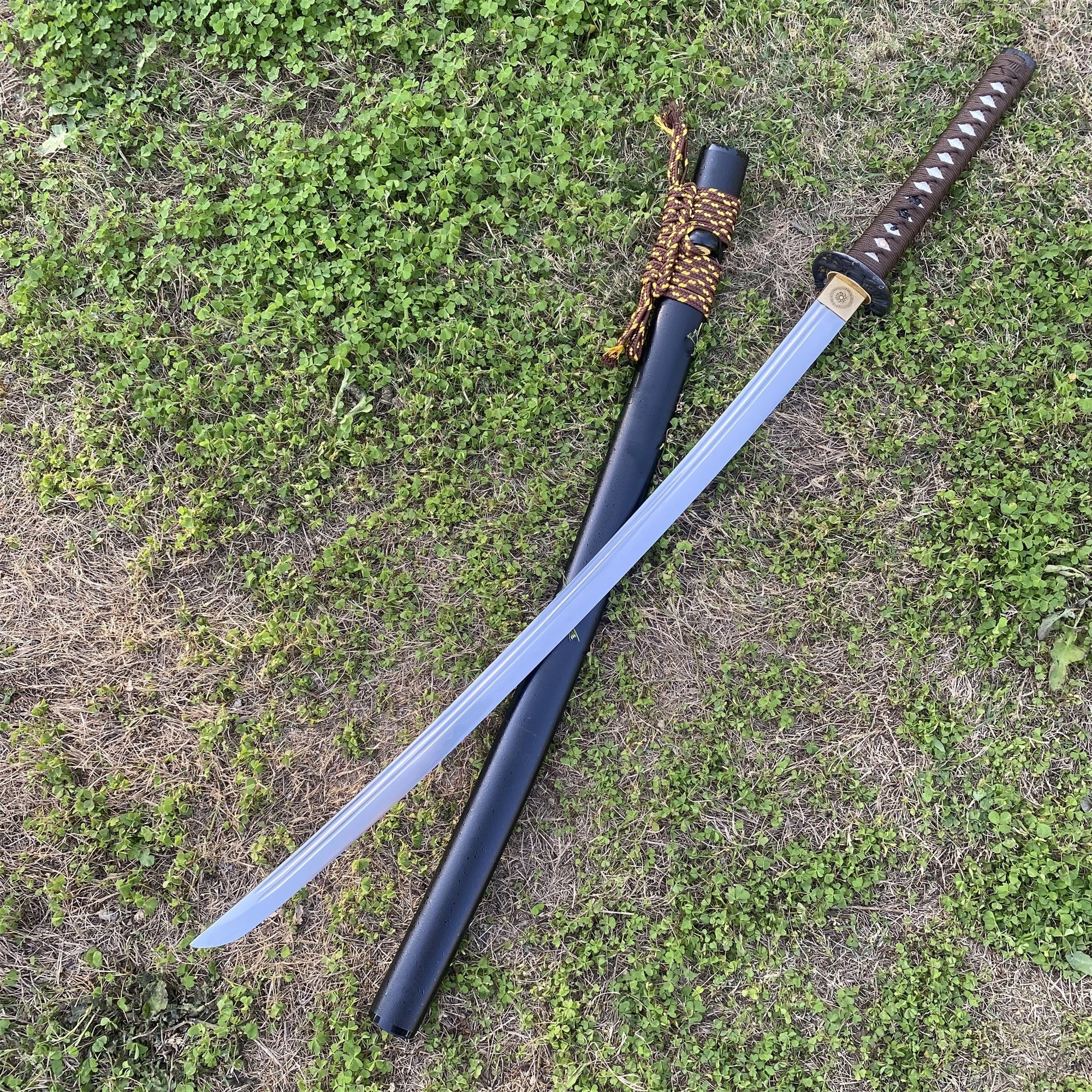 Traditional Forged Katana-Monkey Stealing Peaches