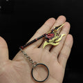 Mini Twin Shadow Axe Weapon Pendant Keychain