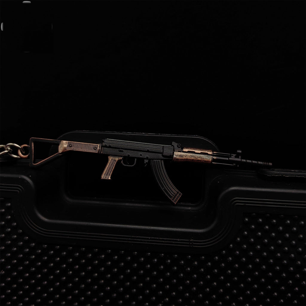 Tiny China Type 81-1 Assault Rifle Model Metal Keychain