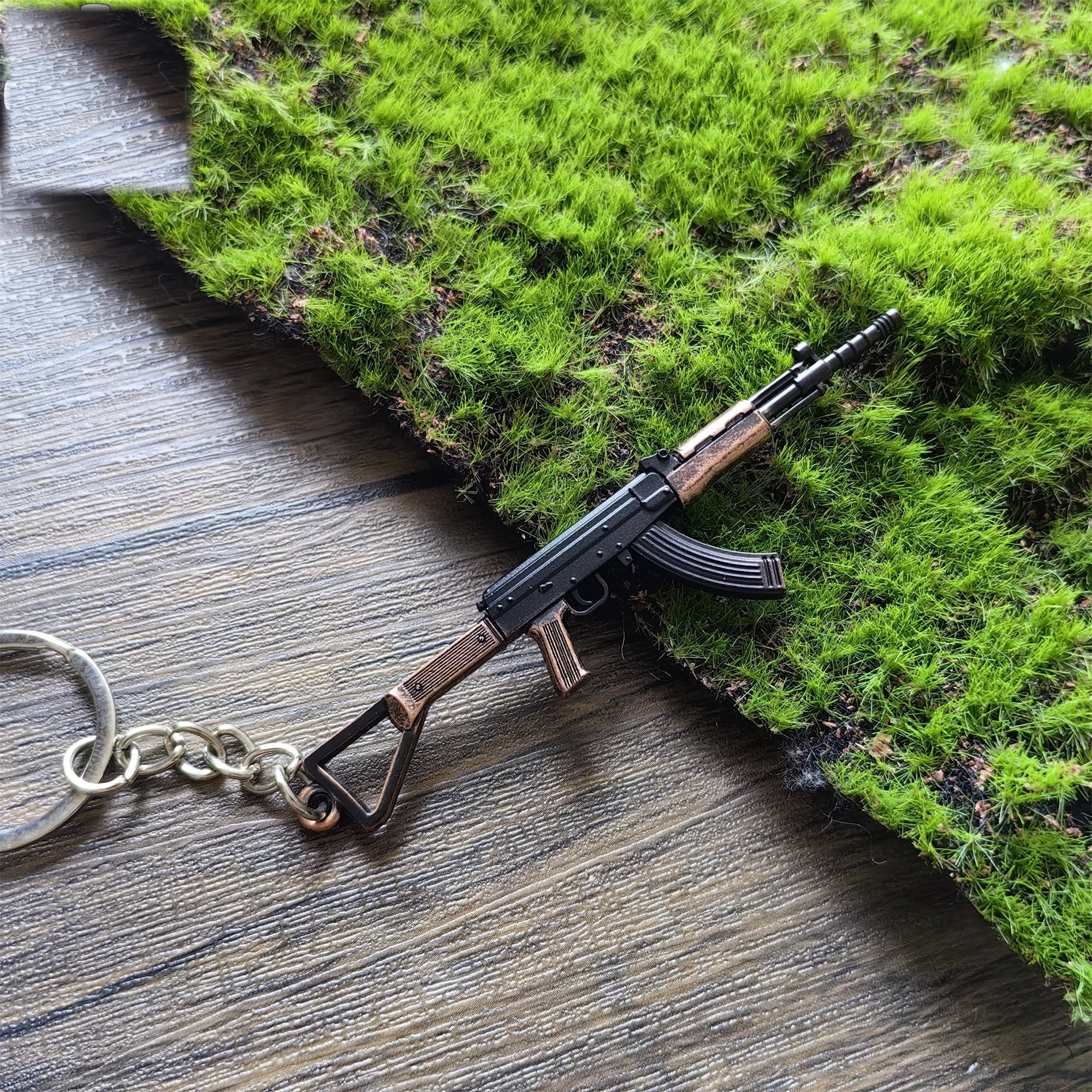 Tiny China Type 81-1 Assault Rifle Model Metal Keychain