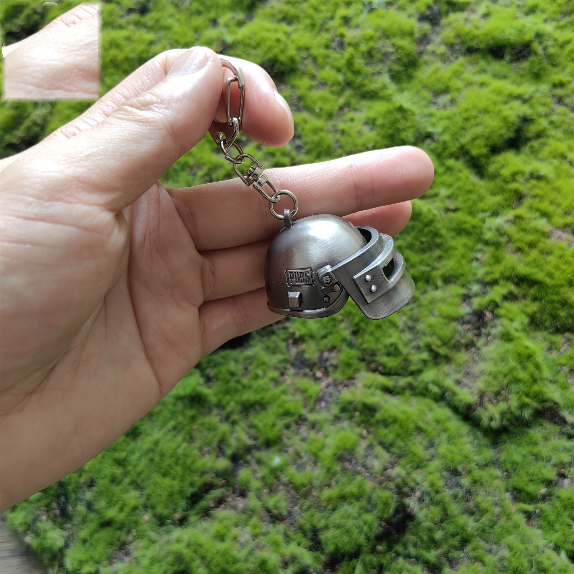 Metal Tiny USSR K6-3 Tactical Helmet Keychain Backpack Pendant