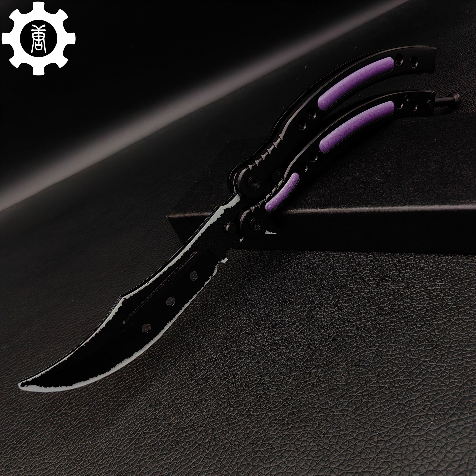 Ultraviolet Balisong Stainless Steel Game Butterfly Knife 
