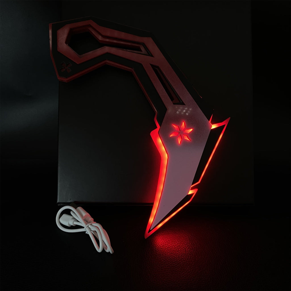 VCT Acrylique Karambit Réplique de lampe de nuit 3 couleurs