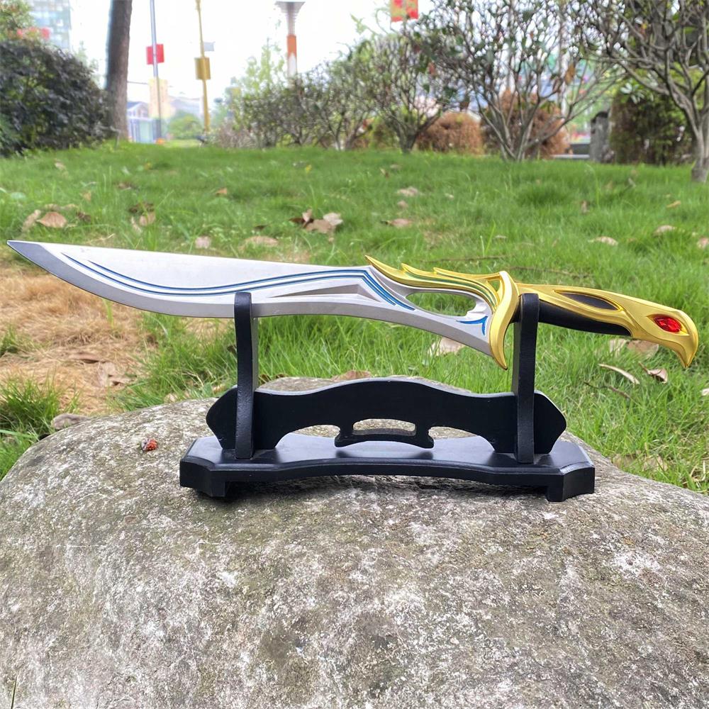 Metal Life Size Sovereign Knife Blunt Replica Elf King Sword For Collection