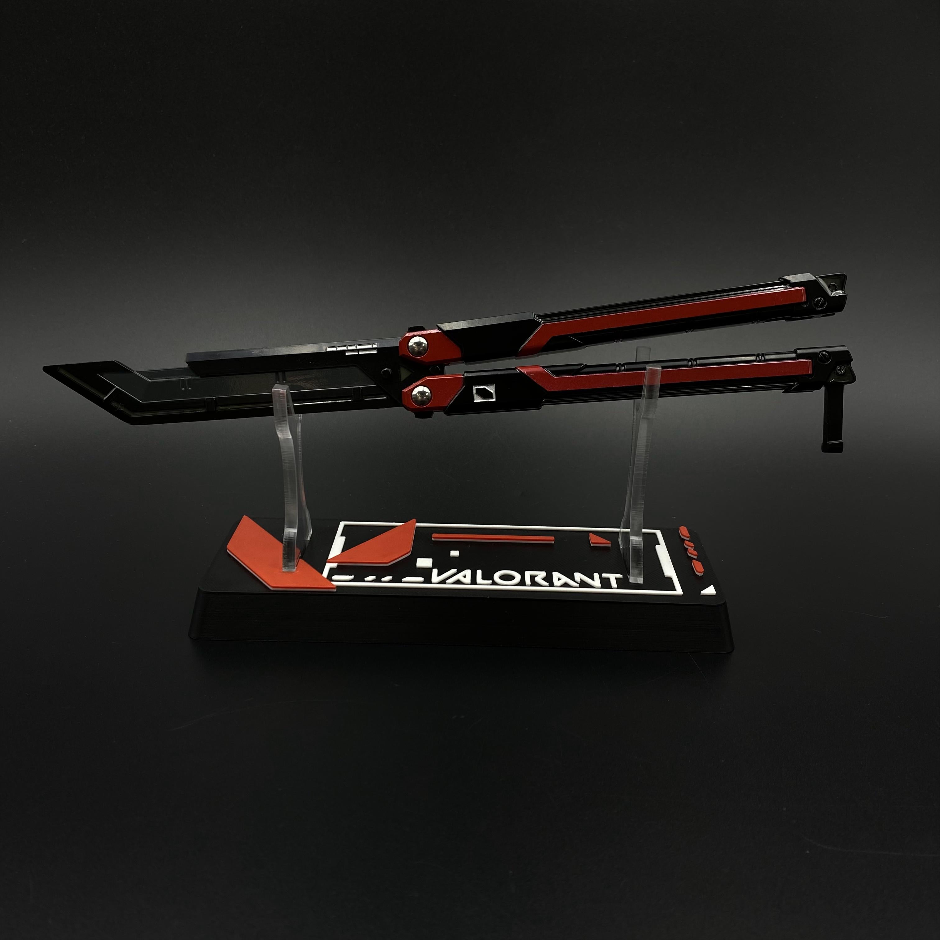 Couteau Papillon RGX – Réplique Métal Lame Émoussée (Valorant)