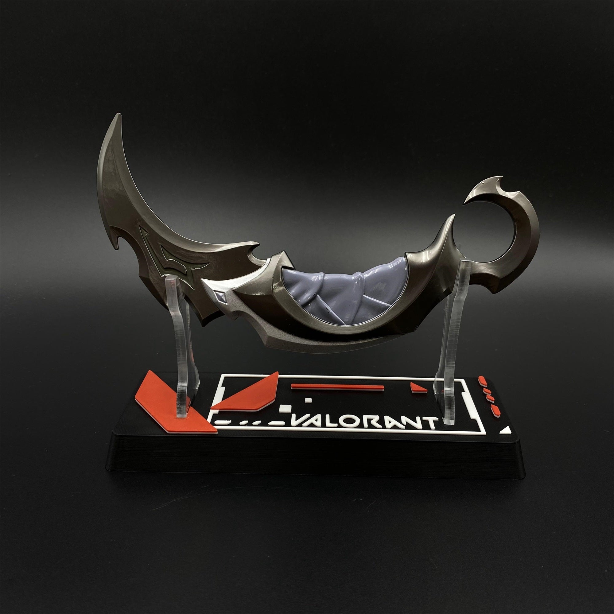 Réplique Métal Karambit Reaver – Lame Émoussée Luminescente (Valorant)