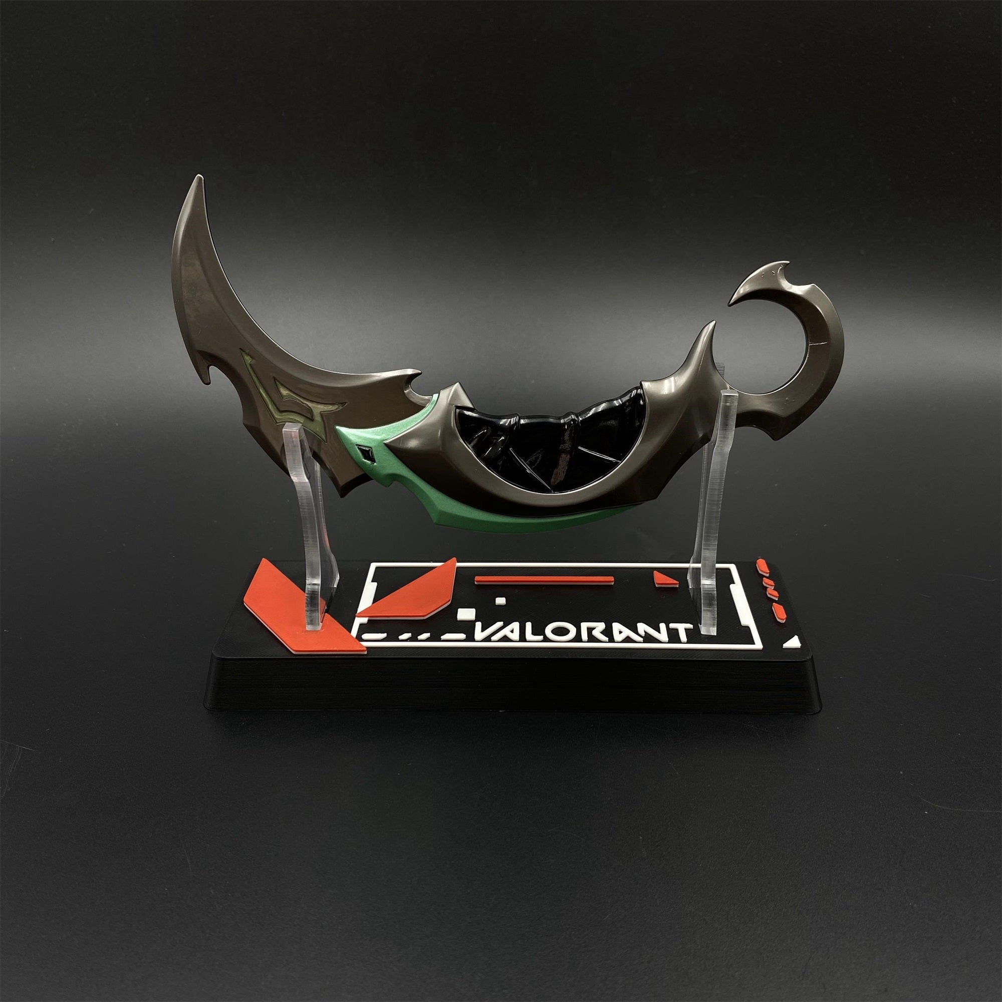 Réplique Métal Karambit Reaver – Lame Émoussée Luminescente (Valorant)