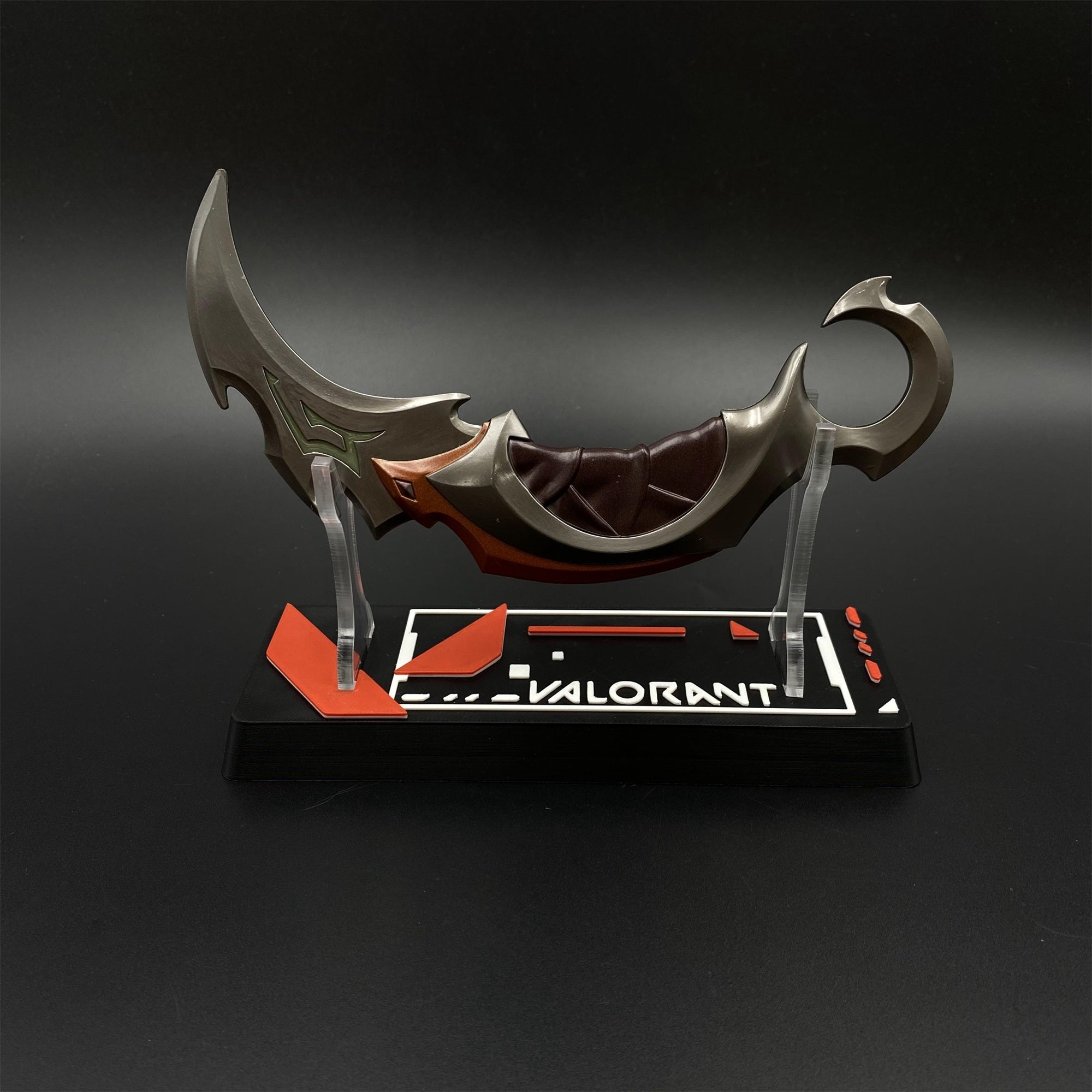 Réplique Métal Karambit Reaver – Lame Émoussée Luminescente (Valorant)