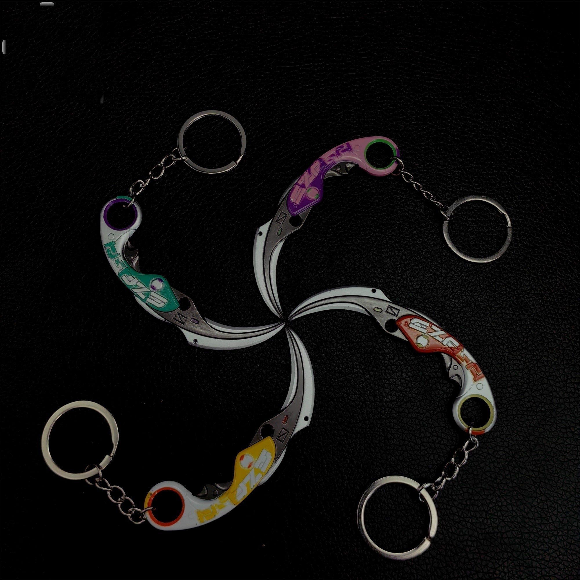 Metal Velocity Karambit Tiny Keychain Pendant