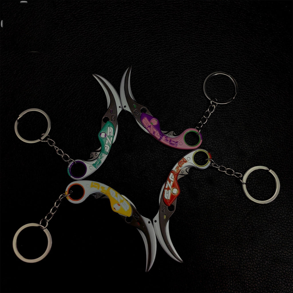 Metal Velocity Karambit Tiny Keychain Pendant