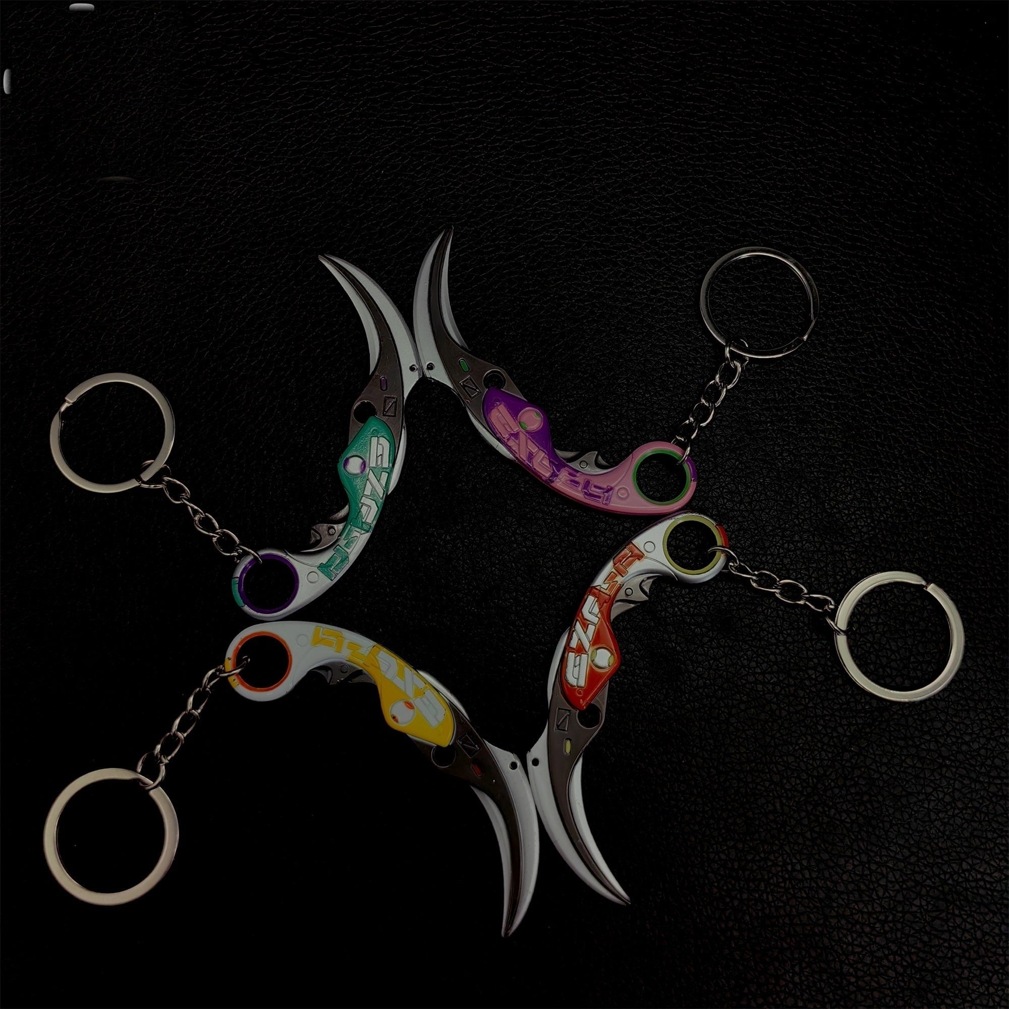 Metal Velocity Karambit Tiny Keychain Pendant