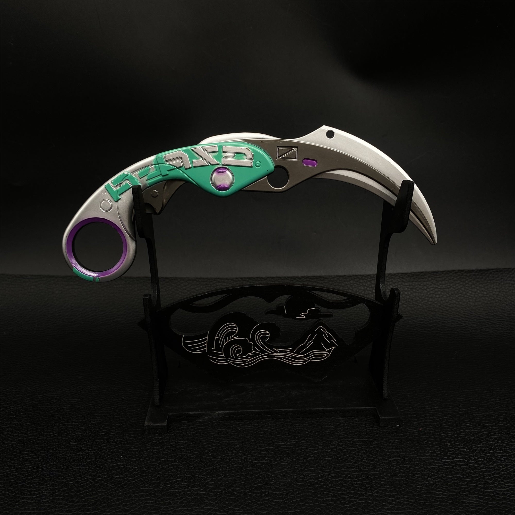 Réplique Métal Karambit Velocity – Lame Émoussée (Valorant)