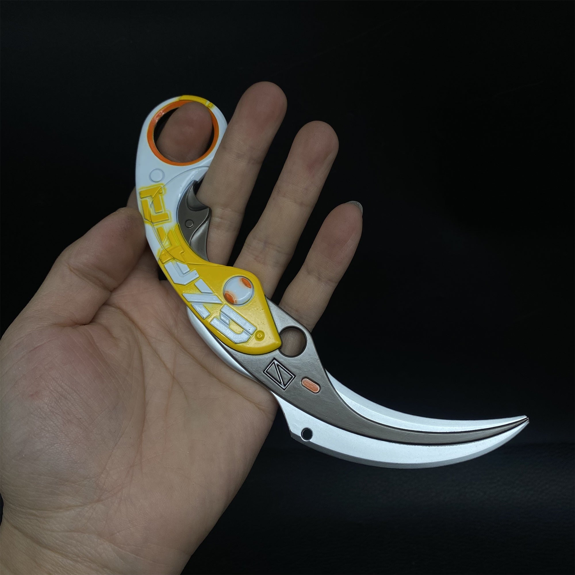 Réplique Métal Karambit Velocity – Lame Émoussée (Valorant)