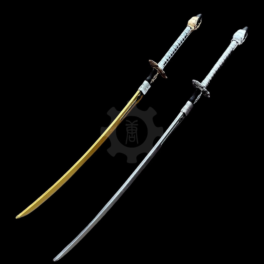 IRL Virtuous Contract Katana Sword Metal Replica Display Only