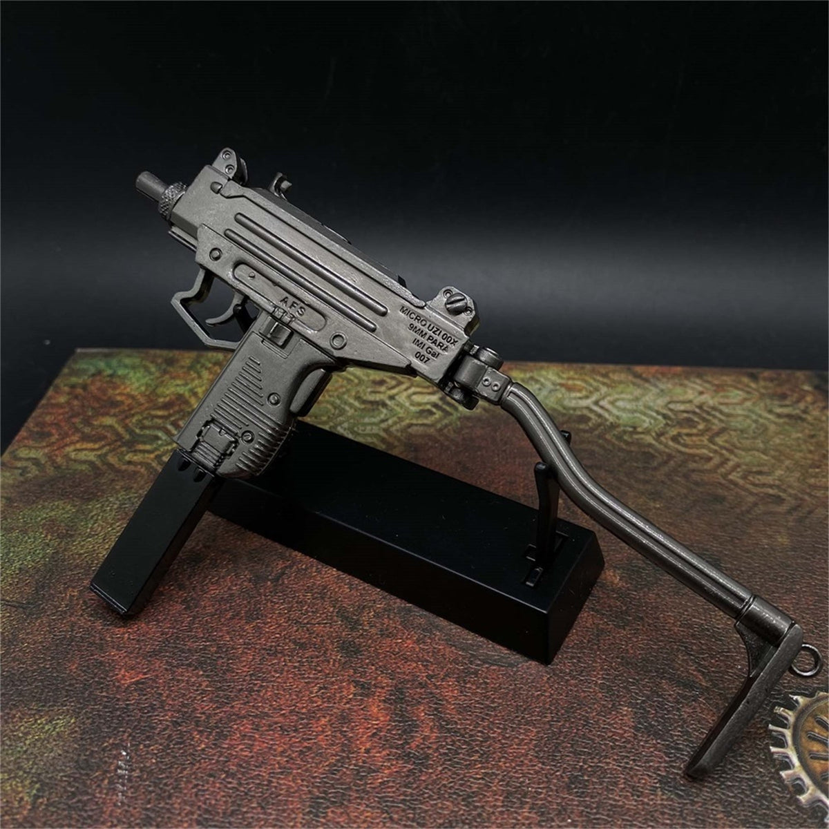 Mini Réplique Métal SMG Uzi – 8 cm