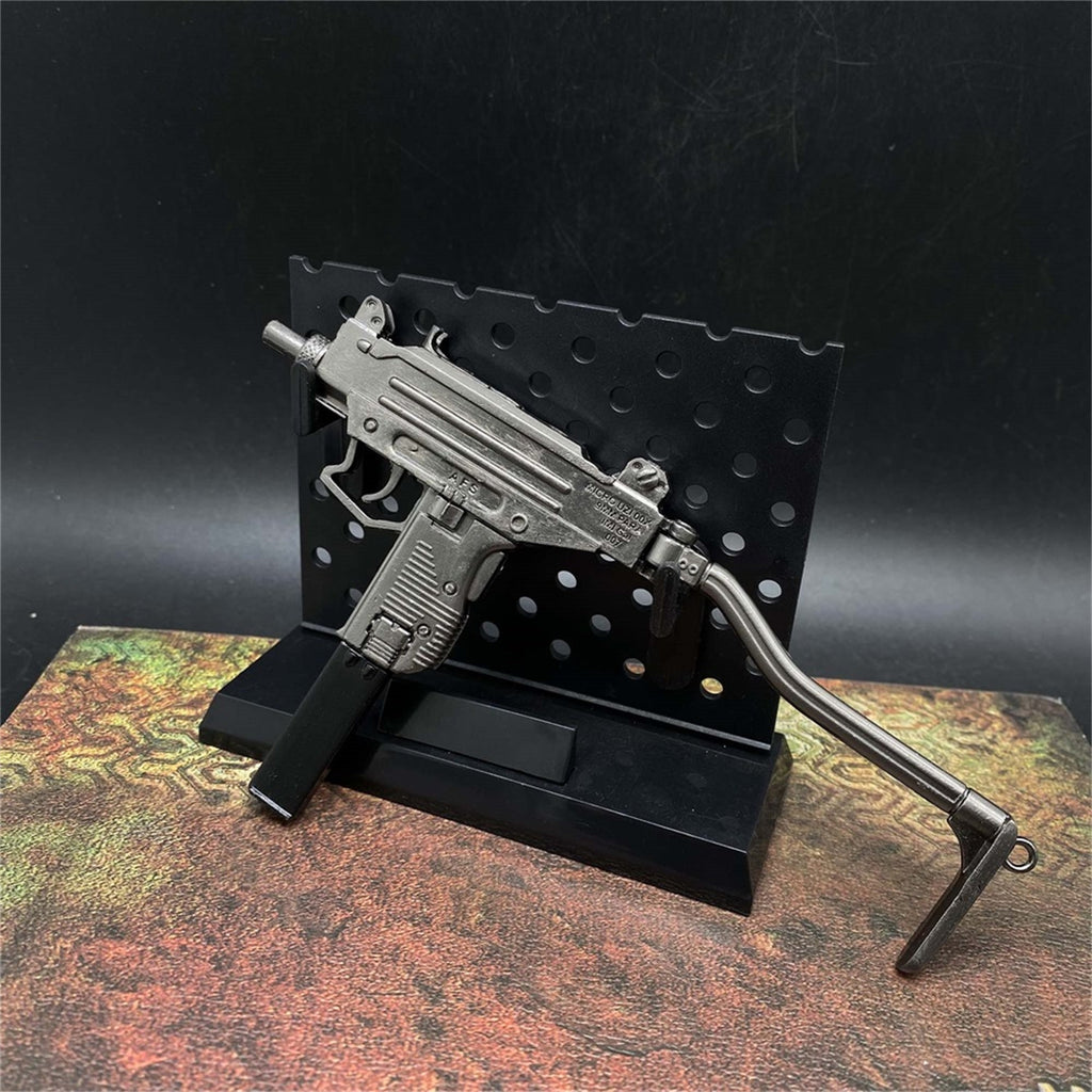 Mini Réplique Métal SMG Uzi – 8 cm