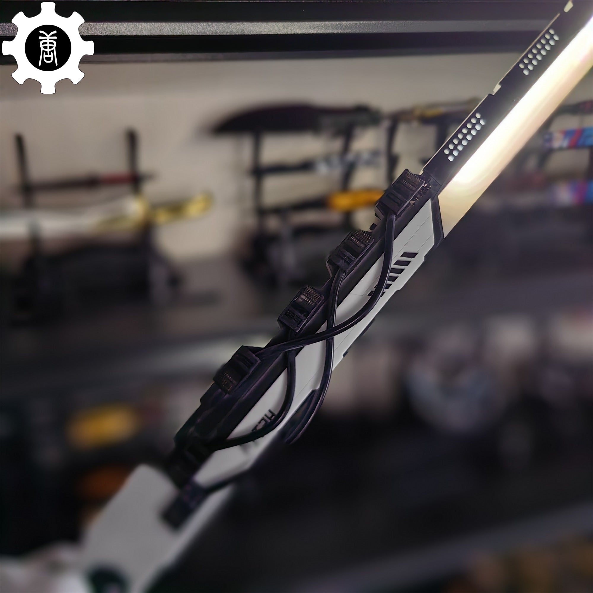White Izanami Katana High-End Game Cosplay Prop