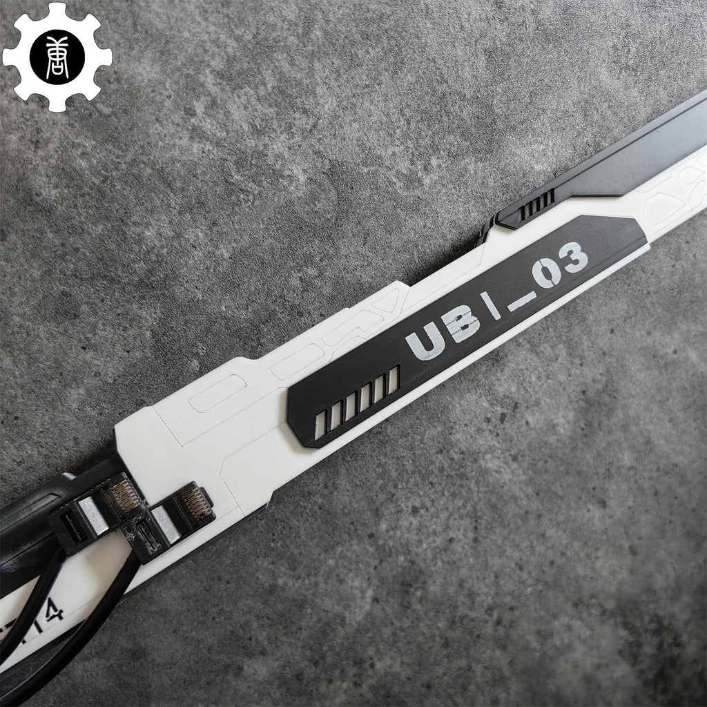 White Izanami Katana High-End Game Cosplay Prop