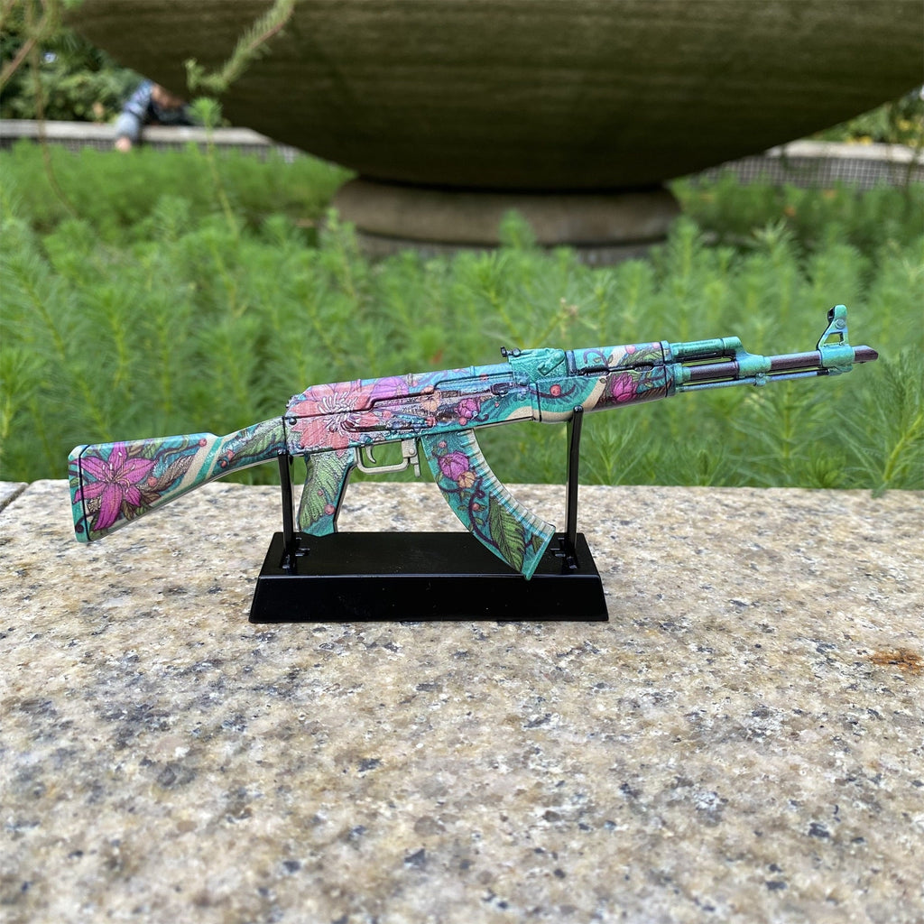 AK47 Wild Lotus Metal Miniature Gun