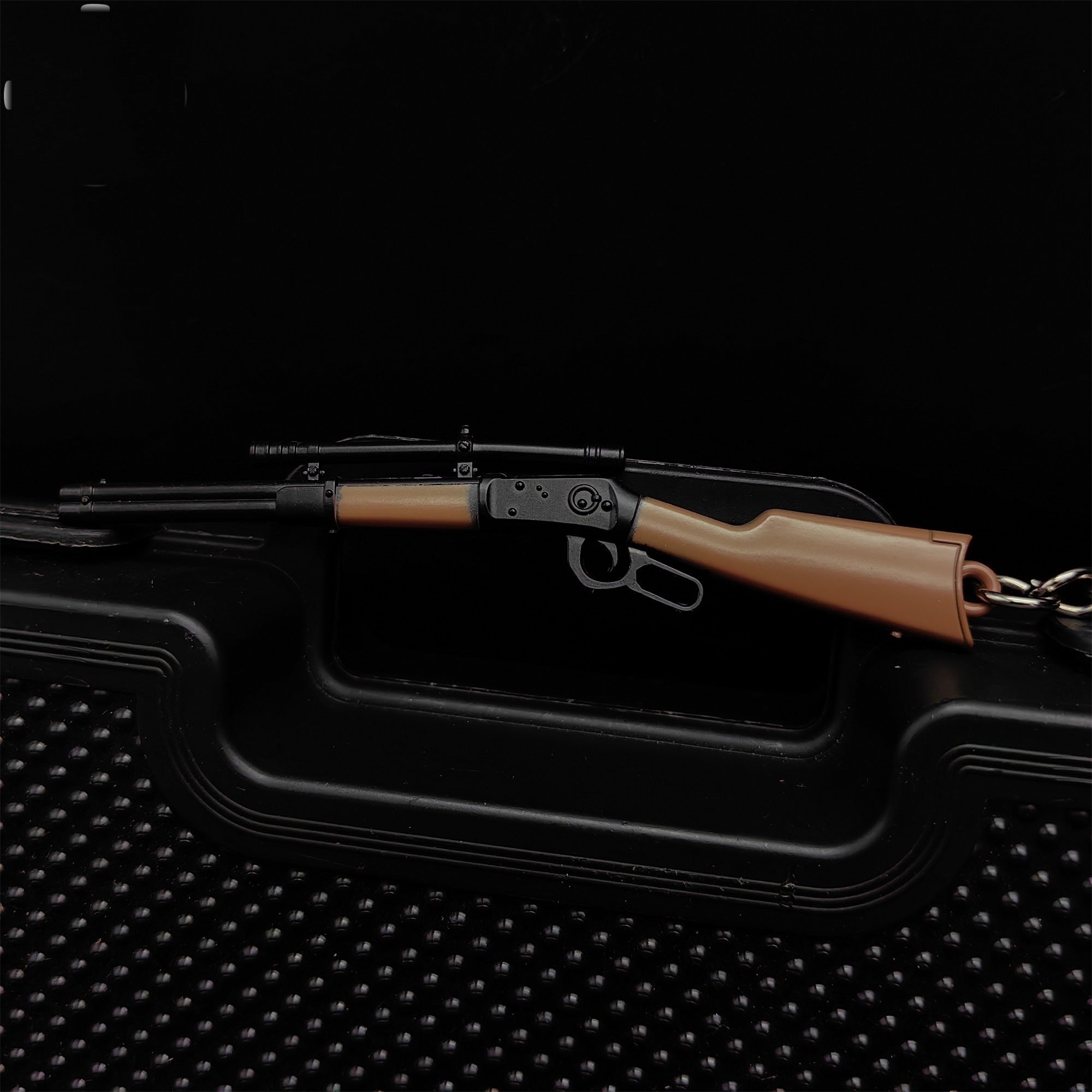 Tiny Winchester 1894 W94 Sniper Rifle Keychain Metal Pendant