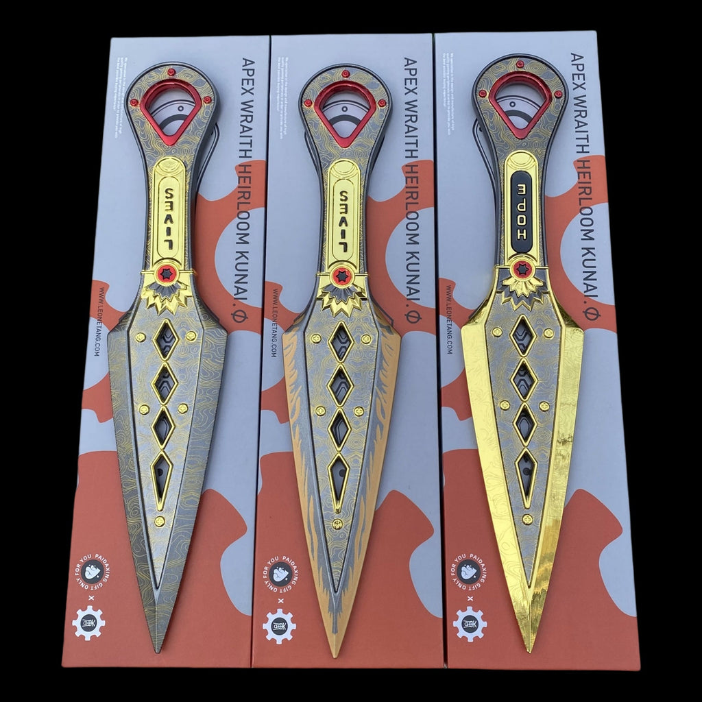 Wraith Heirloom Recolor Last Hope Wraith Kunai Better Damascus Steel Pattern Version