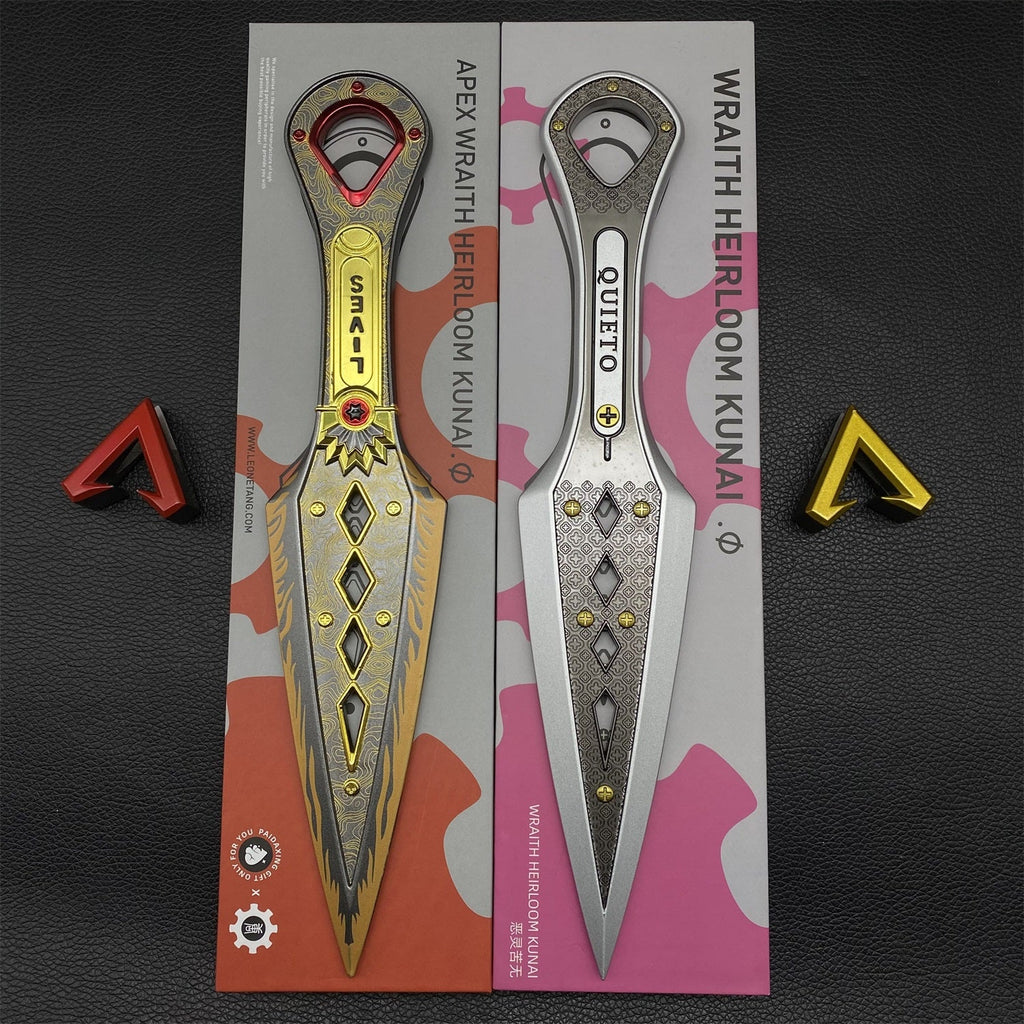 The Most Accurate Wraith Kunai 1:1 Scale Metal Wraith Heirloom