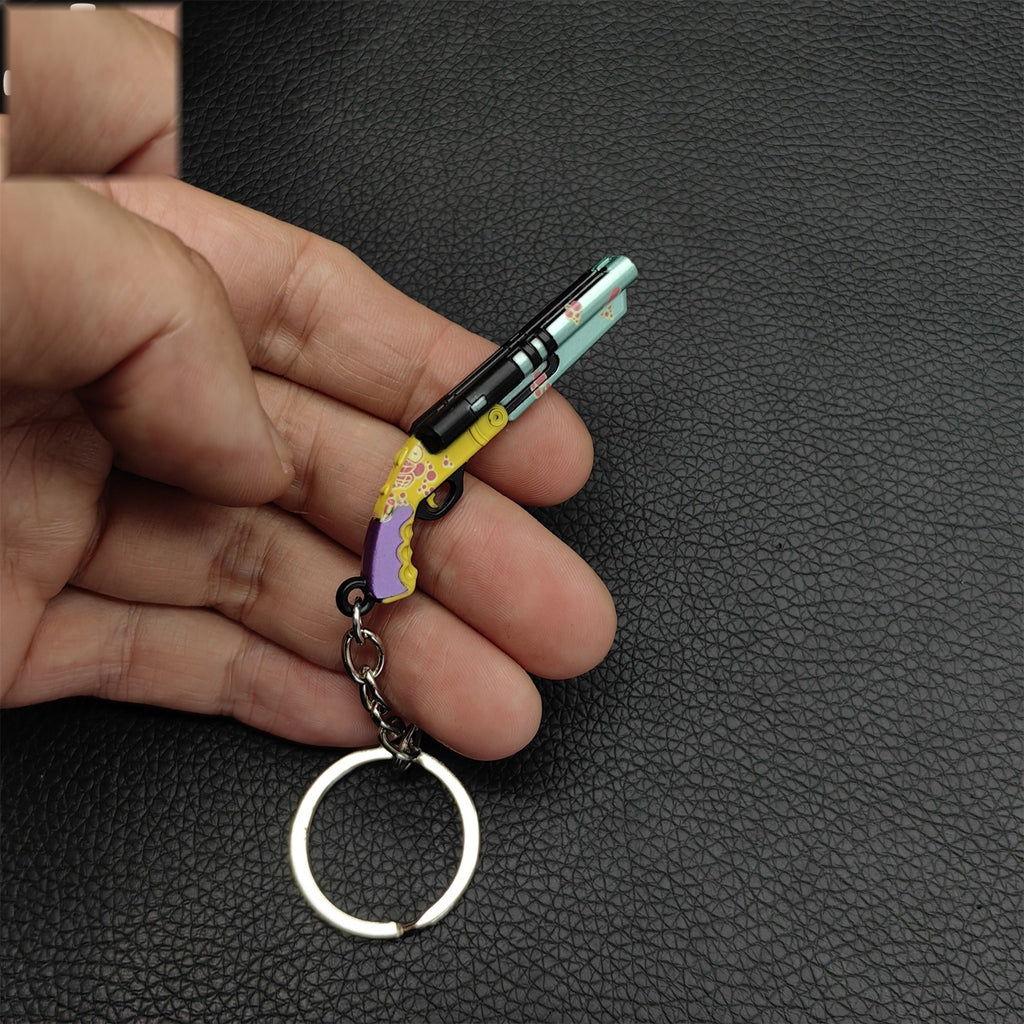 Val Mini Wunderkind Shorty Gun Metal Keychain