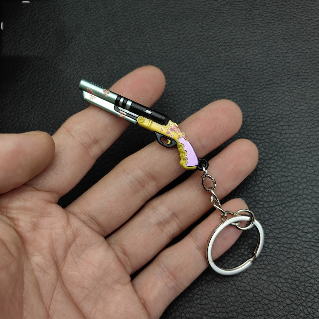Val Mini Wunderkind Shorty Gun Metal Keychain