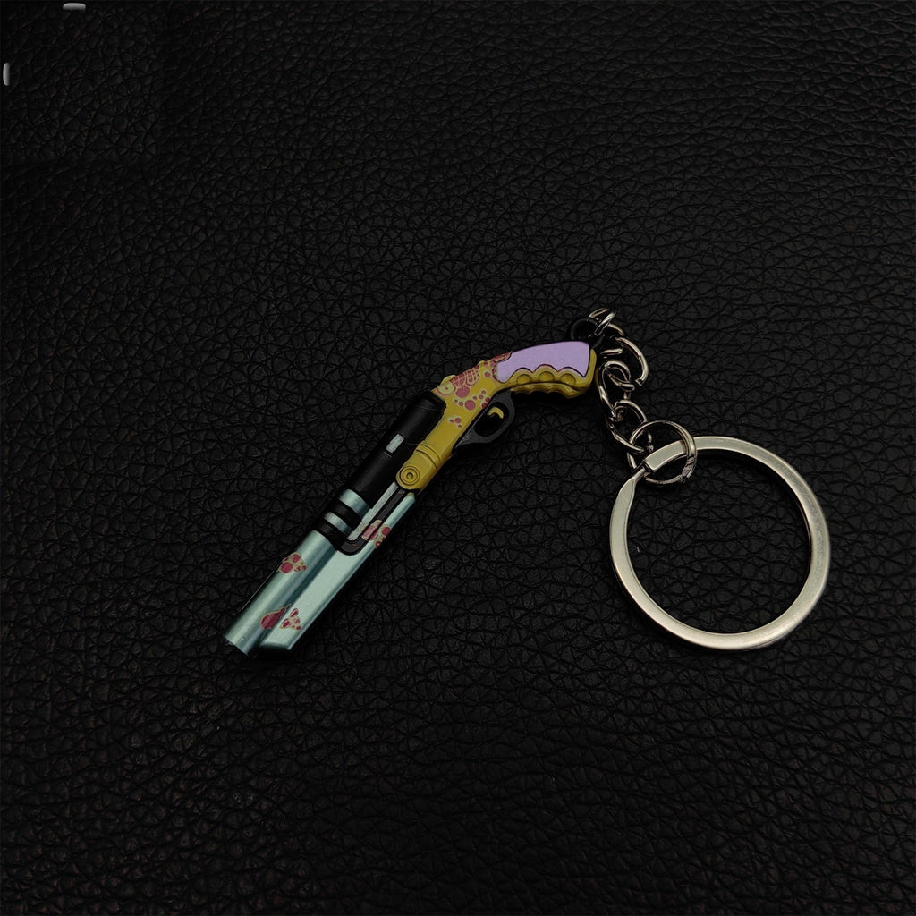 Val Mini Wunderkind Shorty Gun Metal Keychain