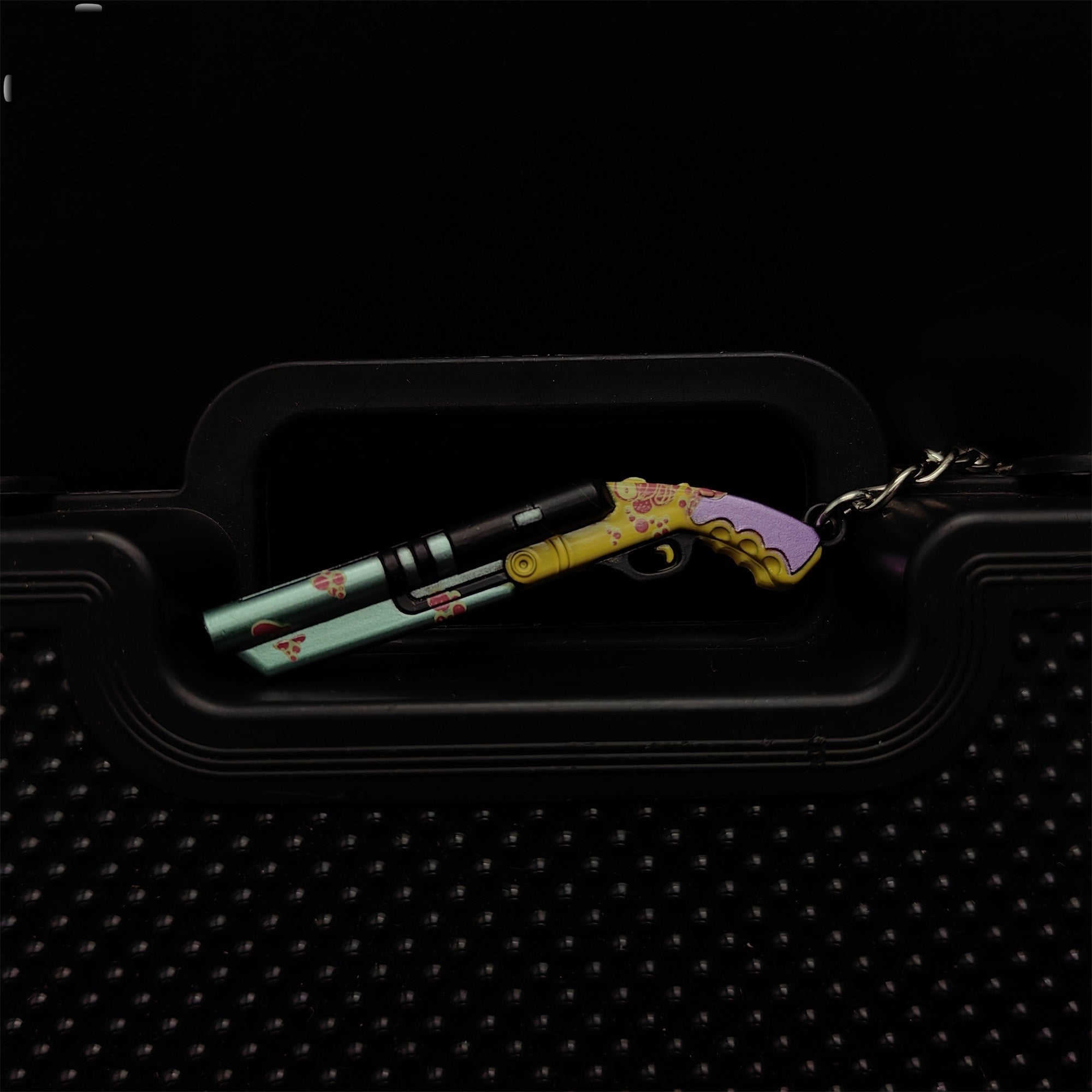 Val Mini Wunderkind Shorty Gun Metal Keychain
