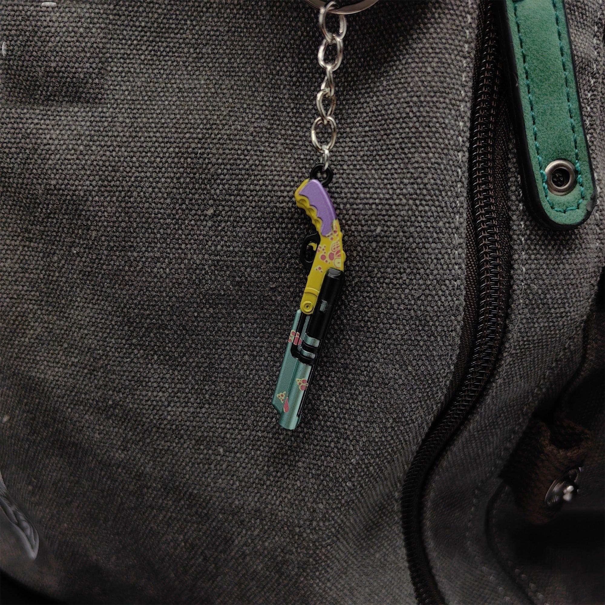 Val Mini Wunderkind Shorty Gun Metal Keychain