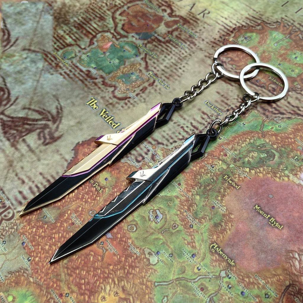 Mini XERØFANG Knife Tiny KeyChain Metal Pendant