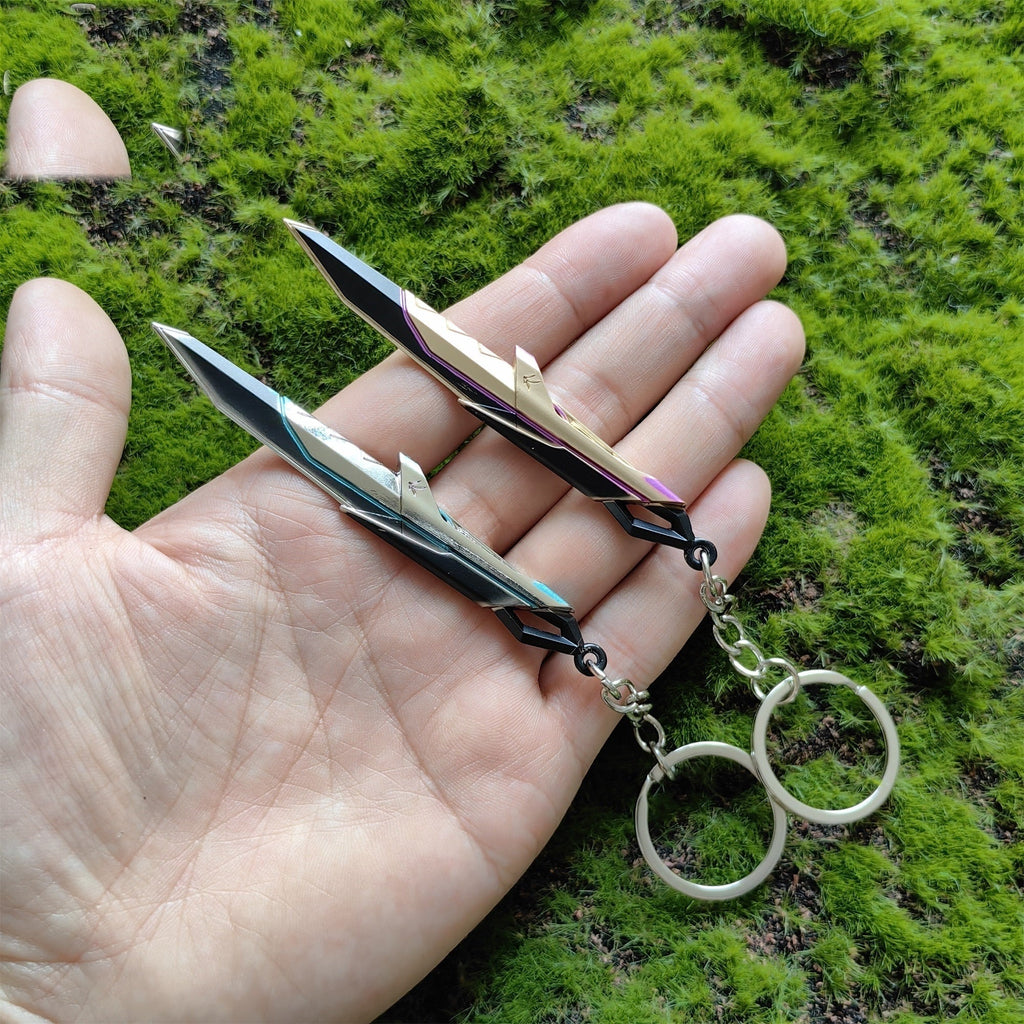 Mini XERØFANG Knife Tiny KeyChain Metal Pendant