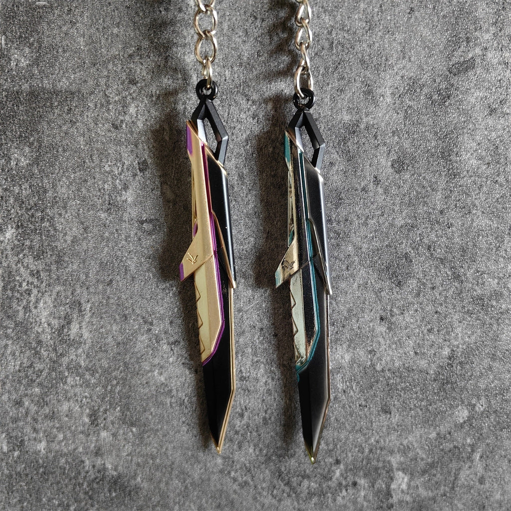 Mini XERØFANG Knife Tiny KeyChain Metal Pendant