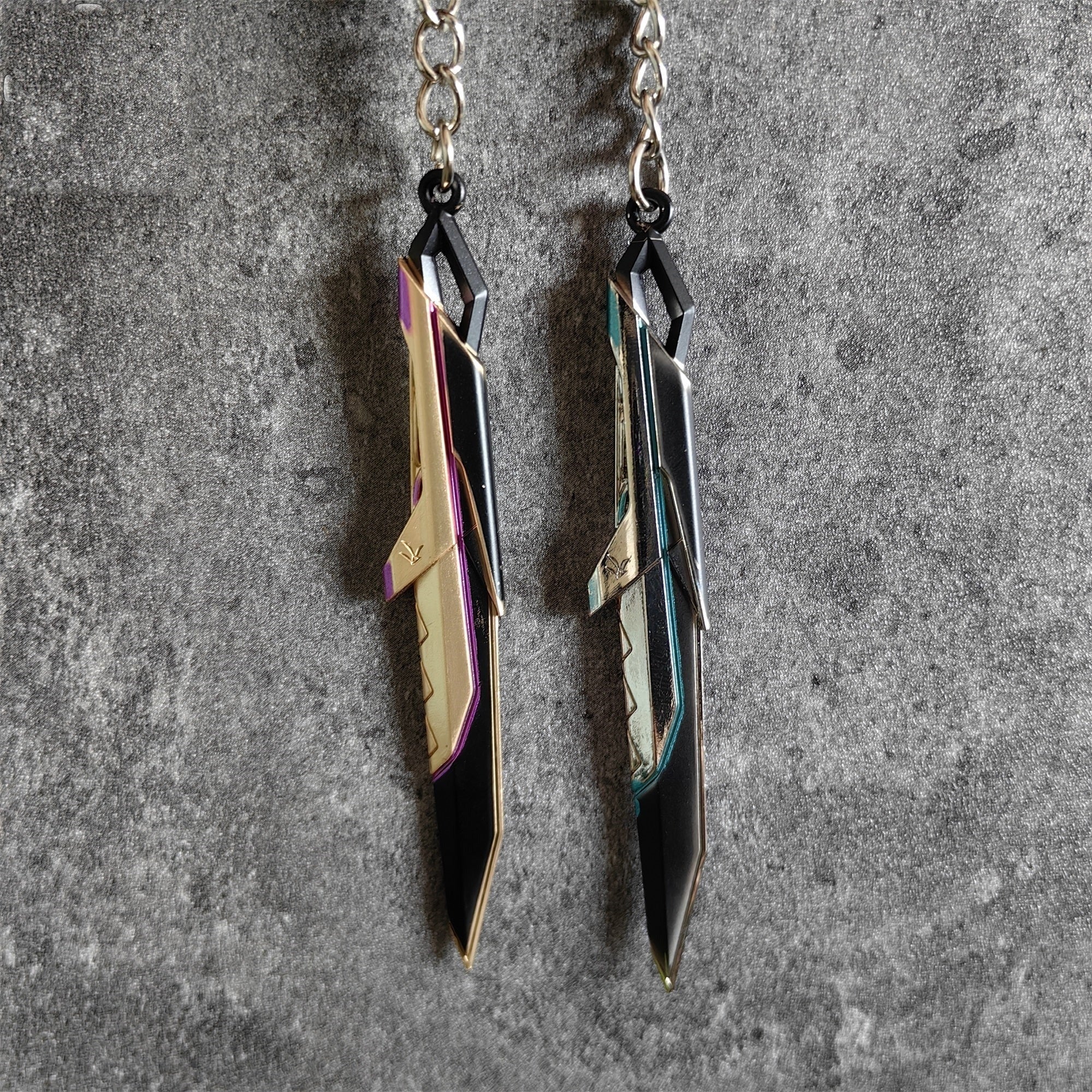 Mini XERØFANG Knife Tiny KeyChain Metal Pendant