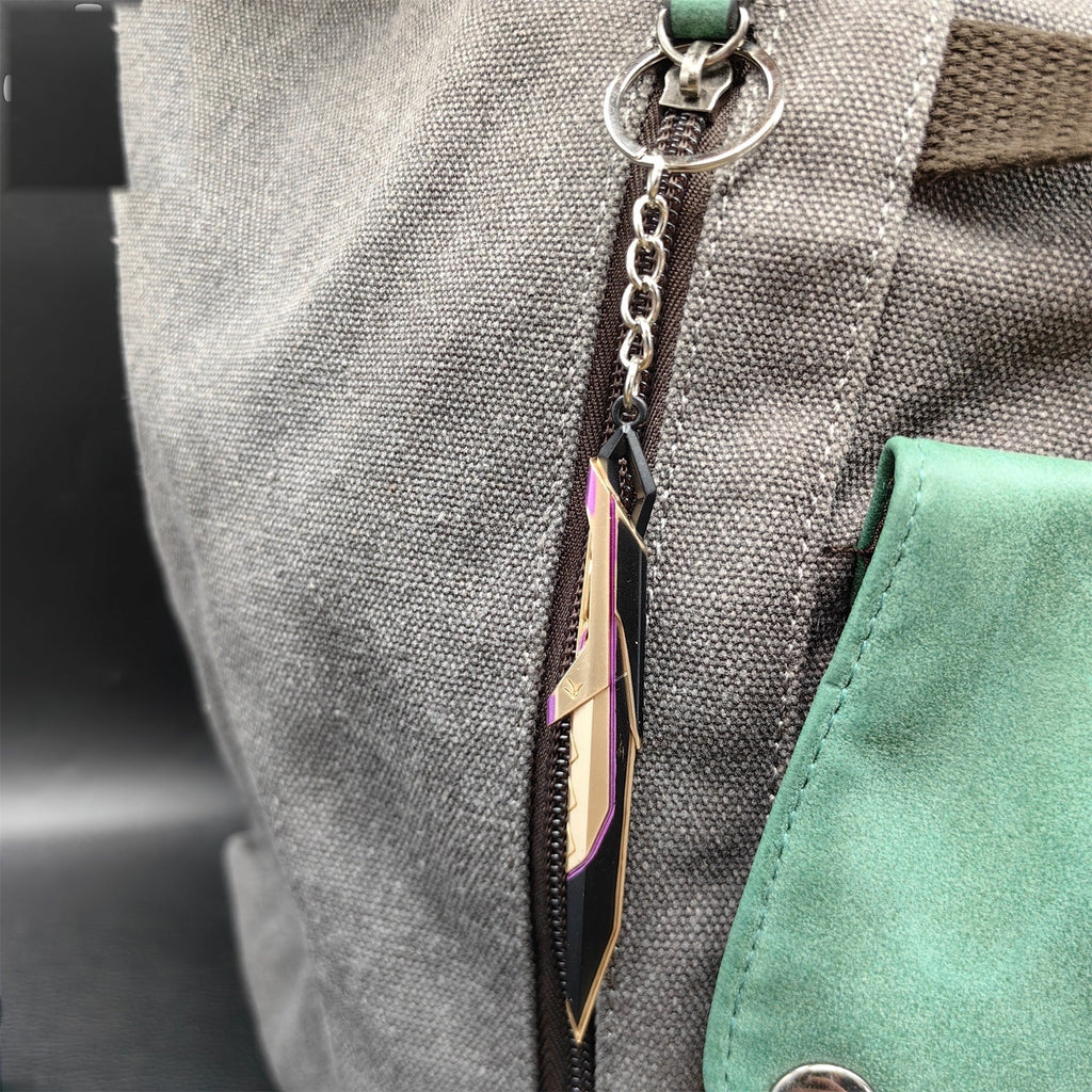 Mini XERØFANG Knife Tiny KeyChain Metal Pendant