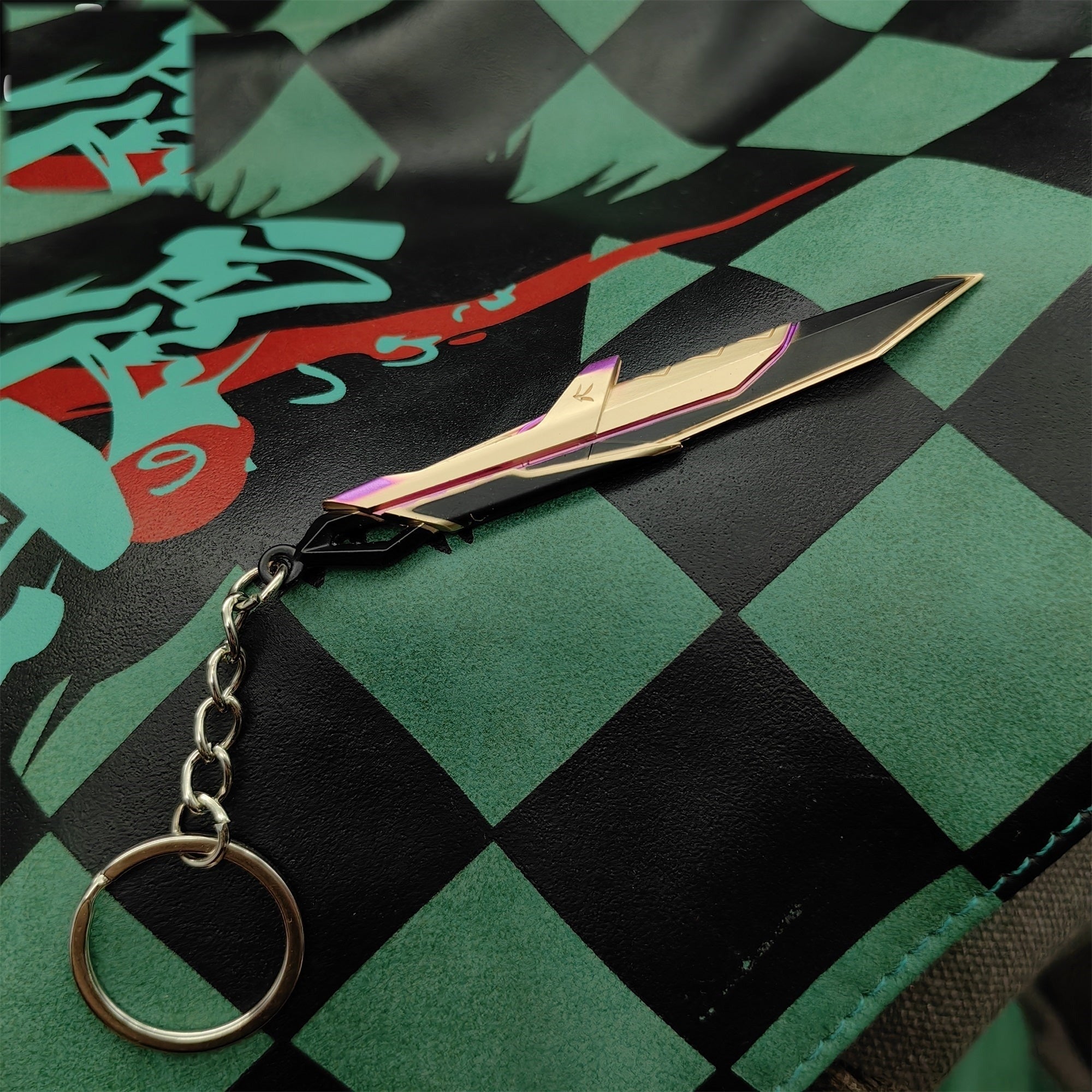 Mini XERØFANG Knife Tiny KeyChain Metal Pendant