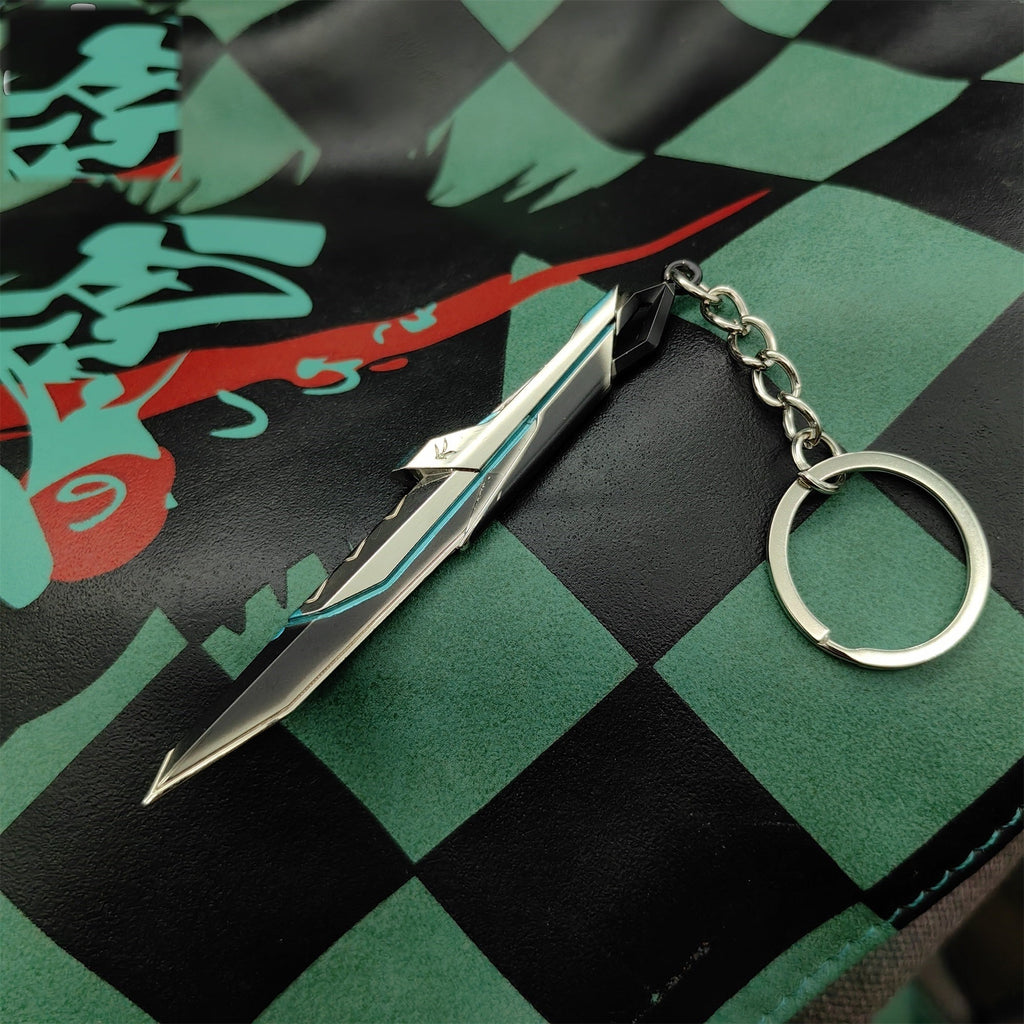 Mini XERØFANG Knife Tiny KeyChain Metal Pendant