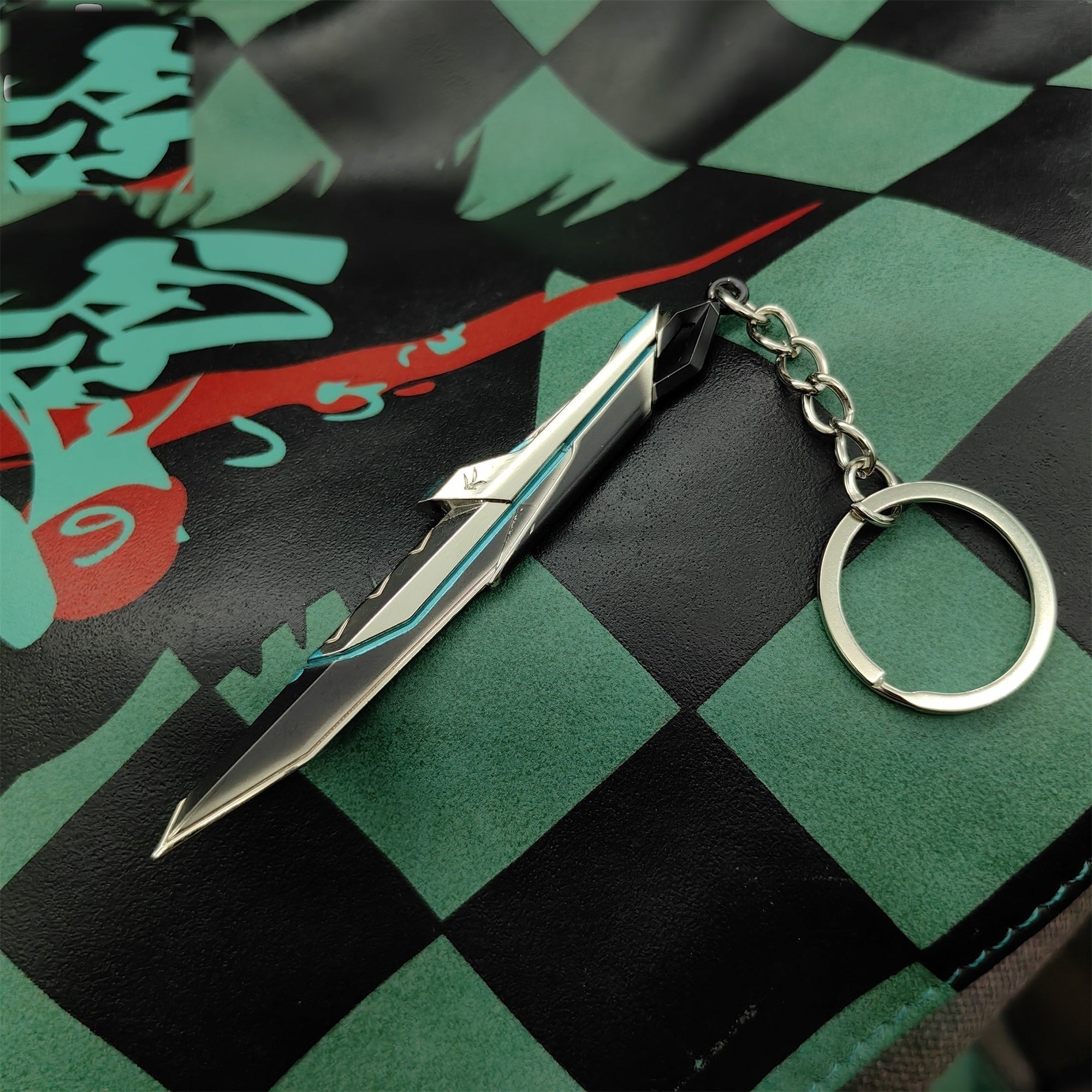 Mini XERØFANG Knife Tiny KeyChain Metal Pendant