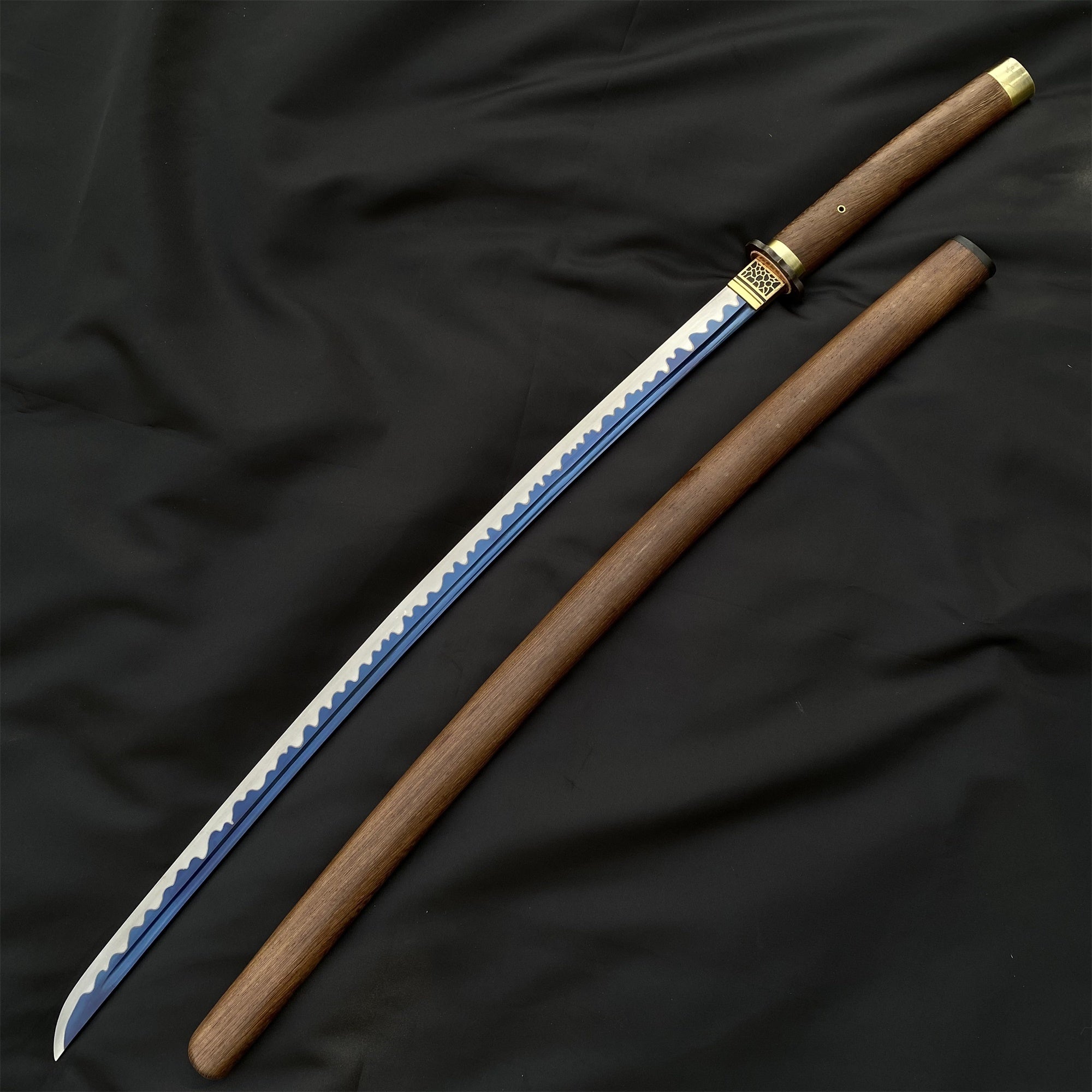 Authentic Japanese Katana Ninja Sword With Rose Wood Sheath