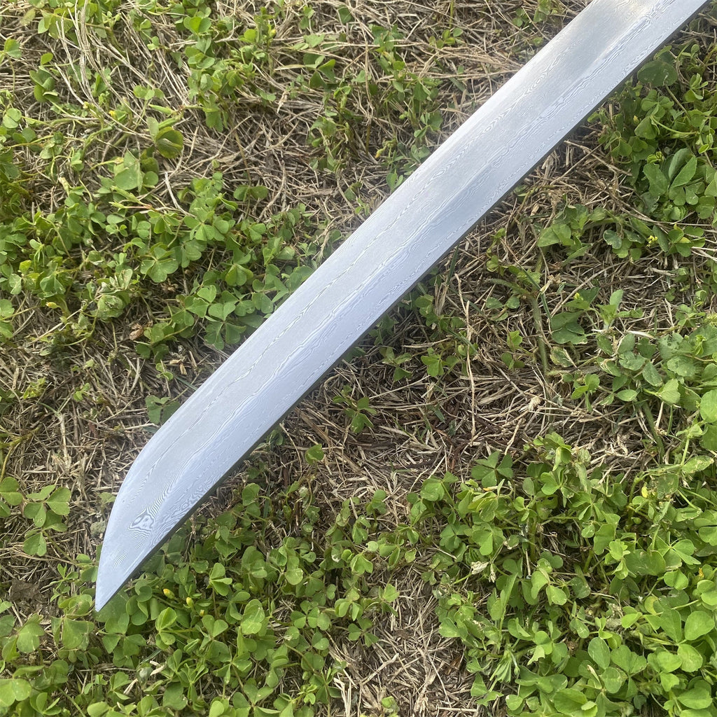 Ice Dragon Katana Damascus Steel Samurai Sword