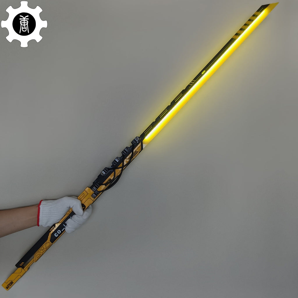 Yellow Izanami Katana High-End Game Cosplay Prop