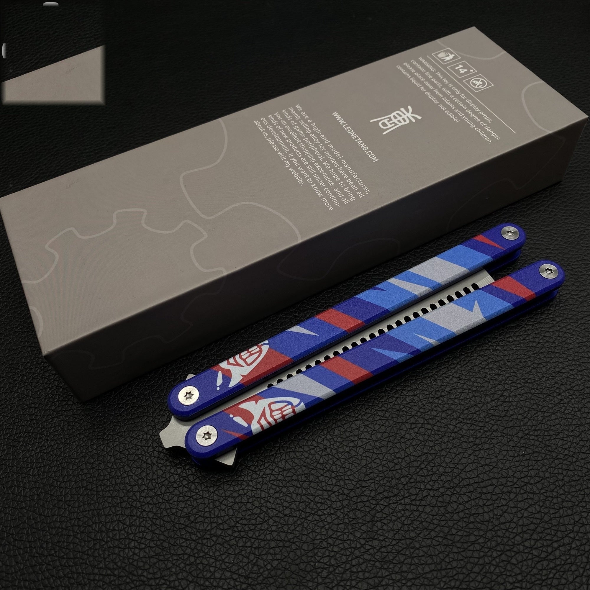 High-End CNC Yoru Comb Aluminum Alloy Handle Yoru Knife Balisong Trainer