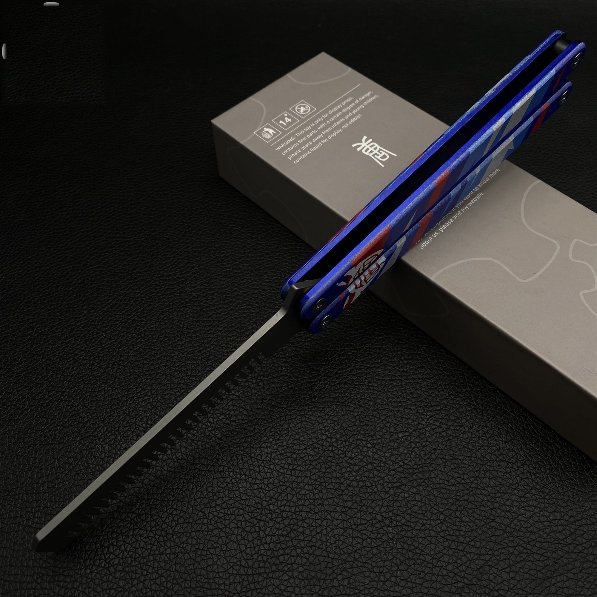 High-End CNC Yoru Comb Aluminum Alloy Handle Yoru Knife Balisong Trainer