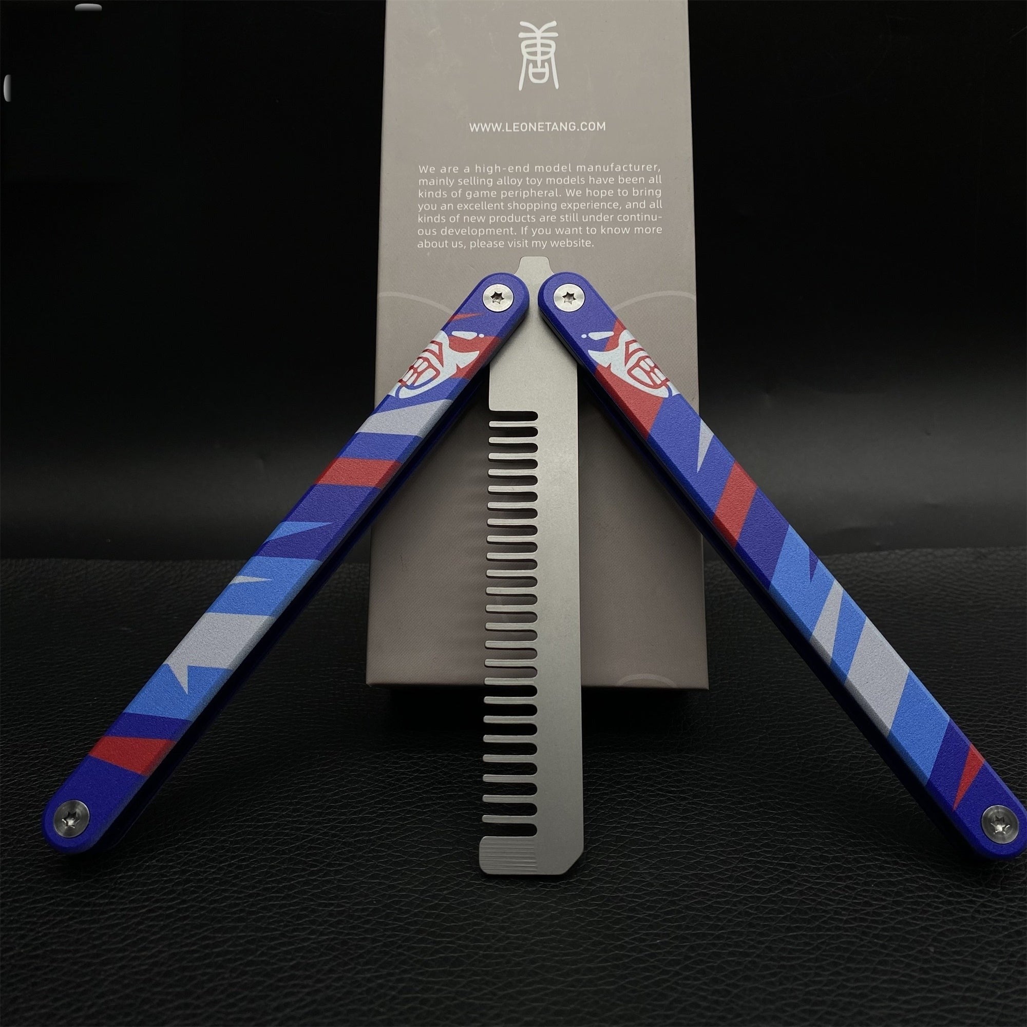 High-End CNC Yoru Comb Aluminum Alloy Handle Yoru Knife Balisong Trainer