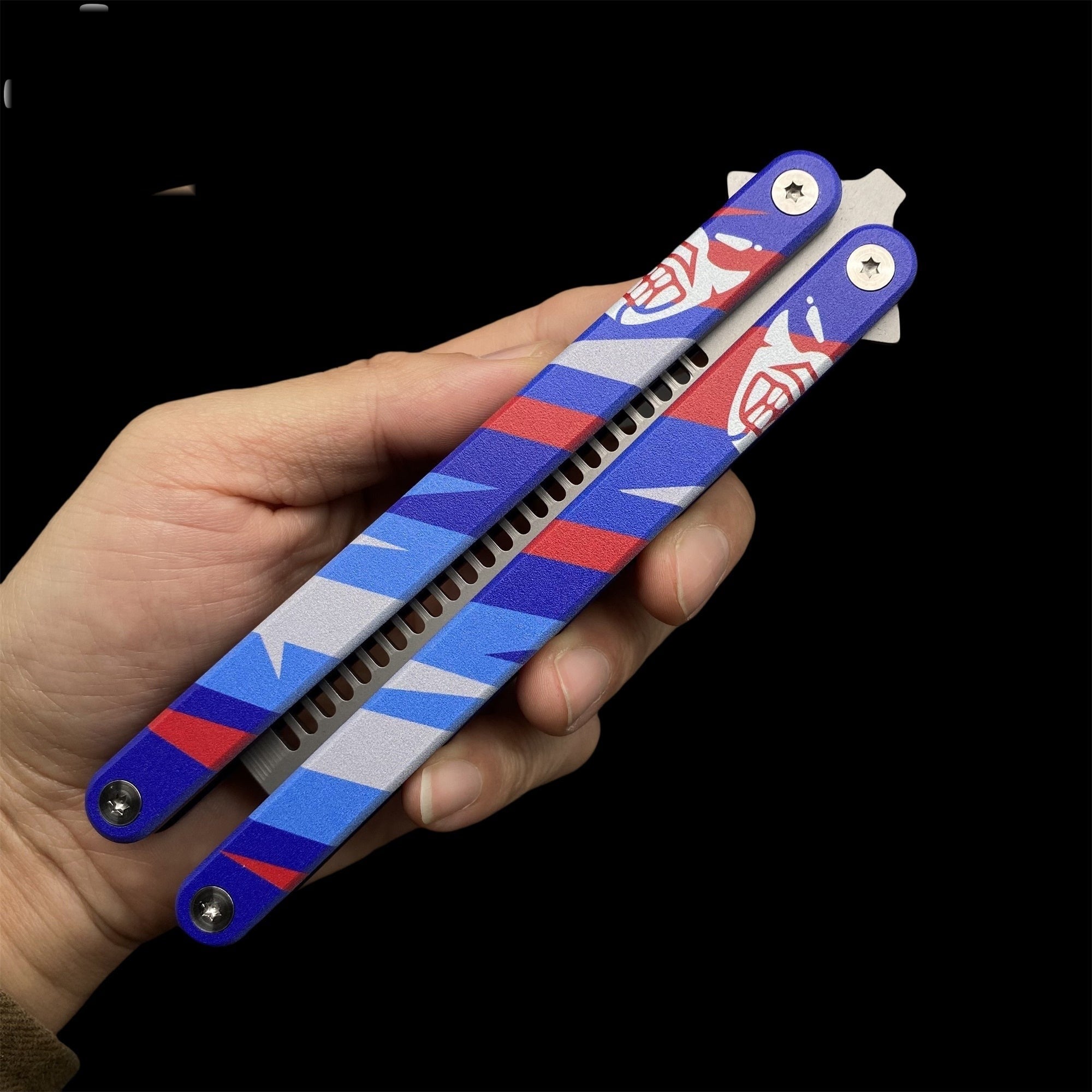 High-End CNC Yoru Comb Aluminum Alloy Handle Yoru Knife Balisong Trainer