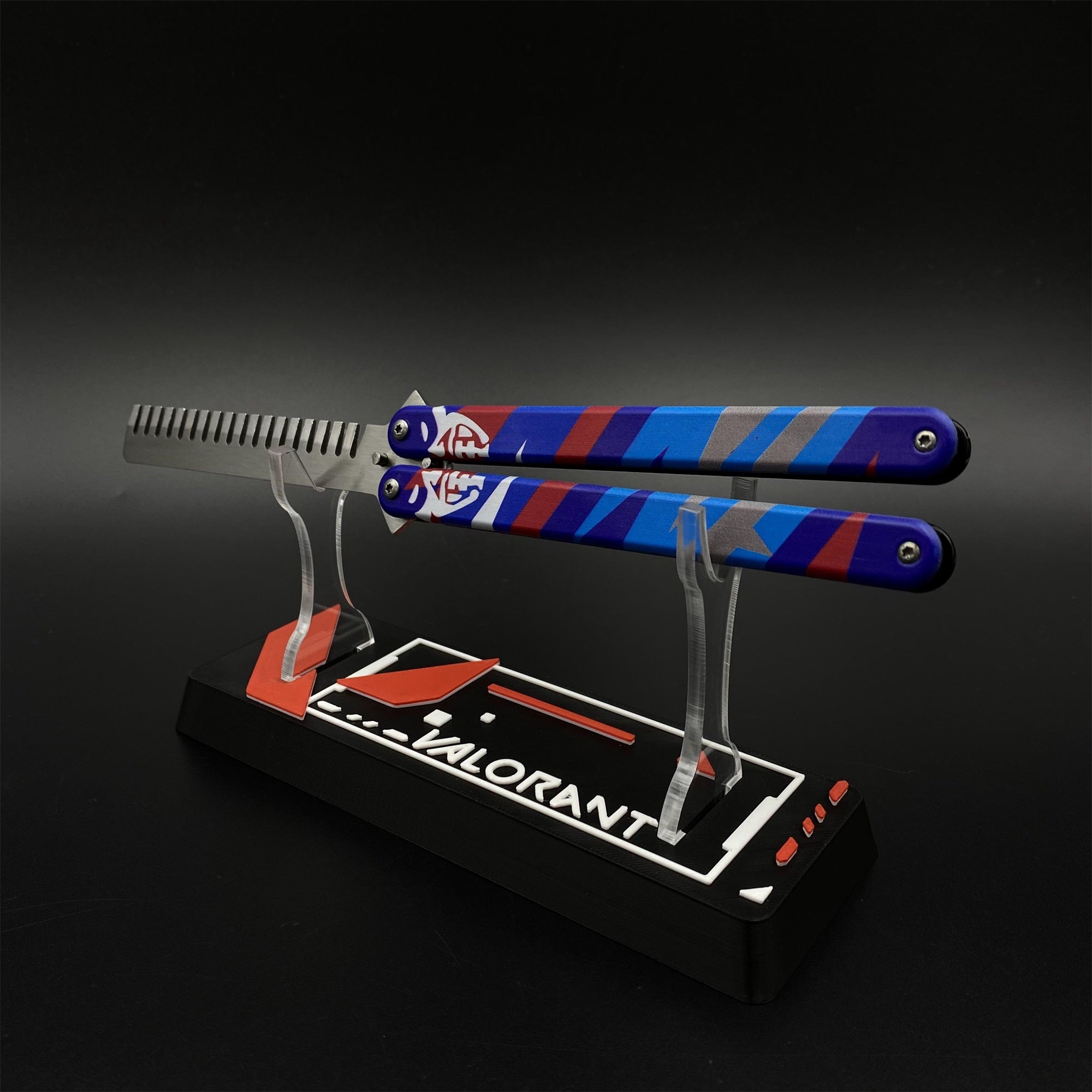 Blunt Blade Stainless Steel Yoru Comb Balisong Butterfly Trainer