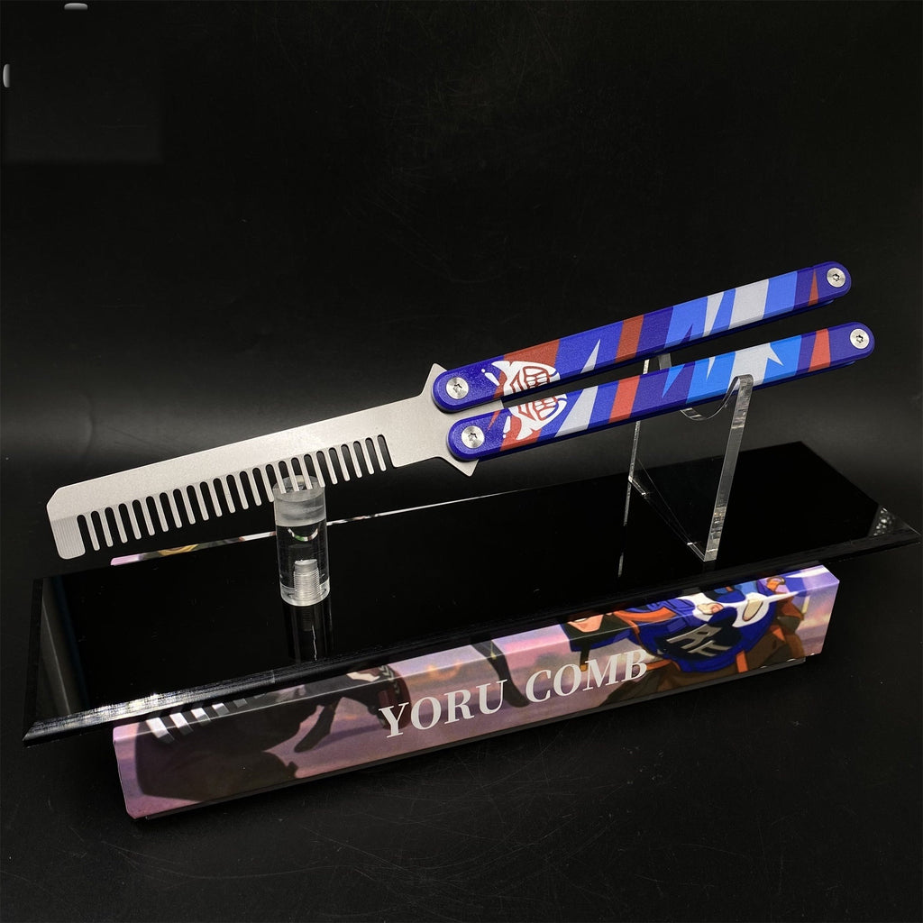 High-End CNC Yoru Comb Aluminum Alloy Handle Yoru Knife Balisong Trainer