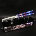 High-End CNC Yoru Comb Aluminum Alloy Handle Yoru Knife Balisong Trainer