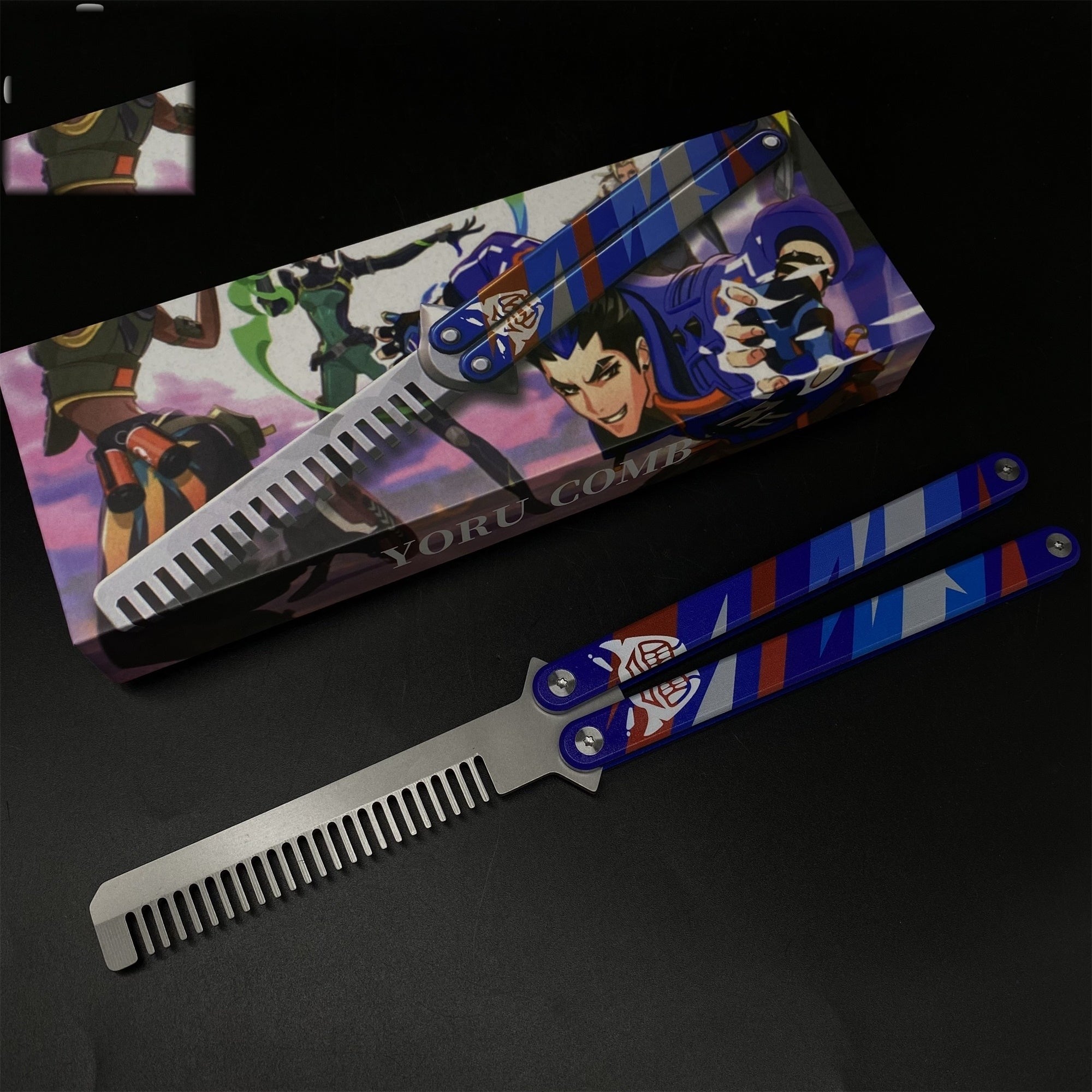 High-End CNC Yoru Comb Aluminum Alloy Handle Yoru Knife Balisong Trainer